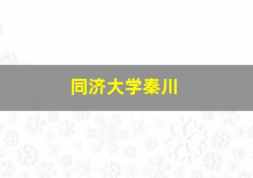 同济大学秦川