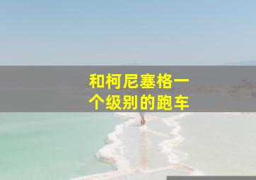 和柯尼塞格一个级别的跑车