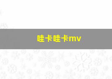 哇卡哇卡mv