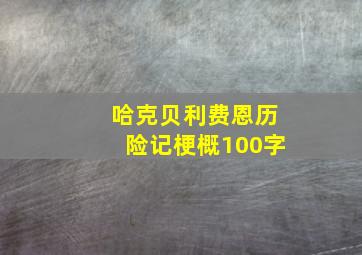 哈克贝利费恩历险记梗概100字