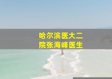 哈尔滨医大二院张海峰医生