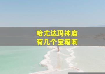 哈尤达玛神庙有几个宝箱啊