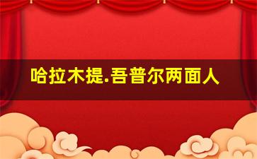 哈拉木提.吾普尔两面人