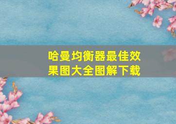 哈曼均衡器最佳效果图大全图解下载