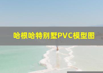 哈根哈特别墅PVC模型图