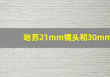 哈苏21mm镜头和30mm