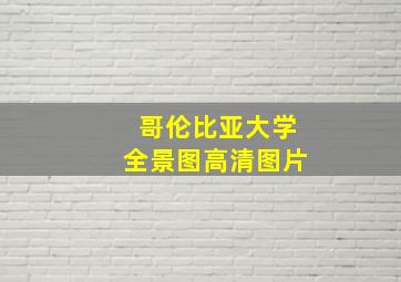 哥伦比亚大学全景图高清图片