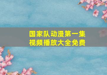 国家队动漫第一集视频播放大全免费