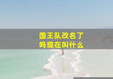 国王队改名了吗现在叫什么