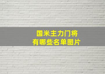 国米主力门将有哪些名单图片