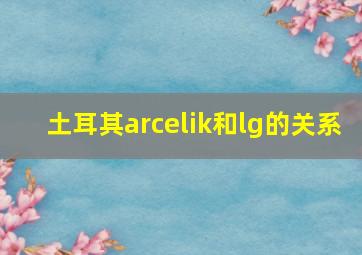 土耳其arcelik和lg的关系