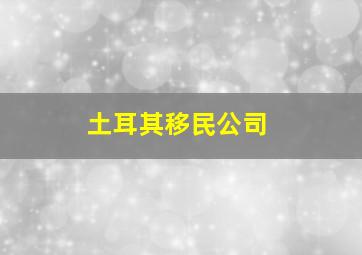 土耳其移民公司