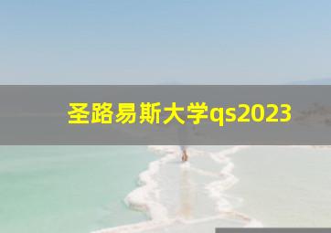 圣路易斯大学qs2023