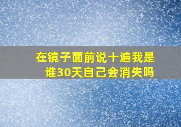 在镜子面前说十遍我是谁30天自己会消失吗