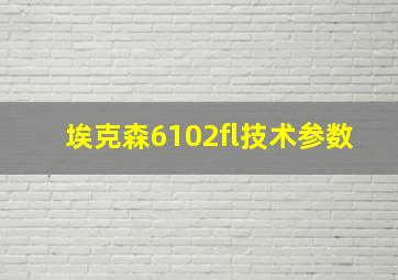 埃克森6102fl技术参数