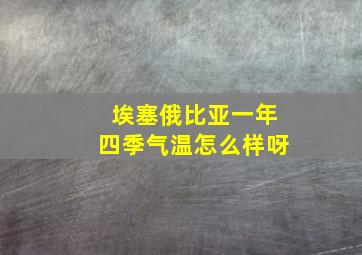 埃塞俄比亚一年四季气温怎么样呀