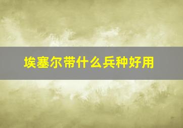 埃塞尔带什么兵种好用