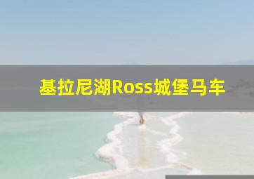 基拉尼湖Ross城堡马车