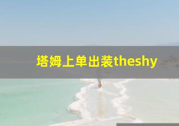 塔姆上单出装theshy