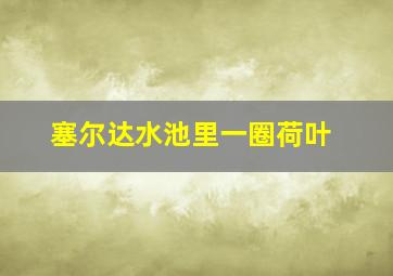 塞尔达水池里一圈荷叶