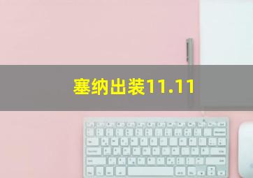 塞纳出装11.11