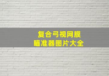 复合弓视网膜瞄准器图片大全