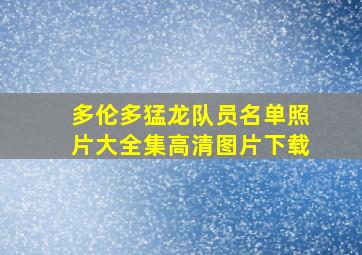 多伦多猛龙队员名单照片大全集高清图片下载