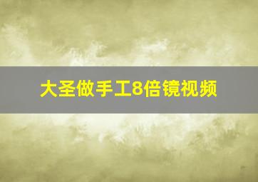 大圣做手工8倍镜视频