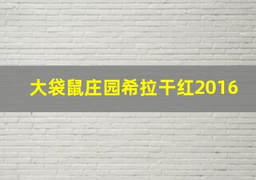 大袋鼠庄园希拉干红2016