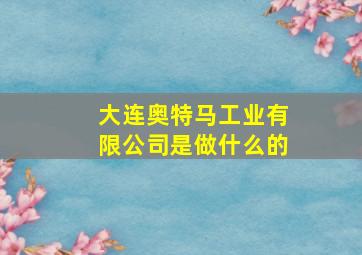 大连奥特马工业有限公司是做什么的