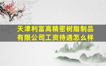 天津利富高精密树脂制品有限公司工资待遇怎么样