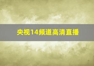 央视14频道高清直播