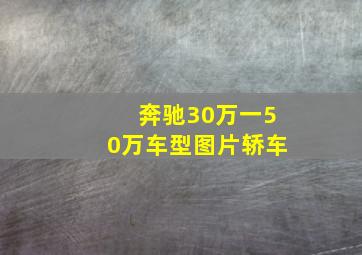 奔驰30万一50万车型图片轿车