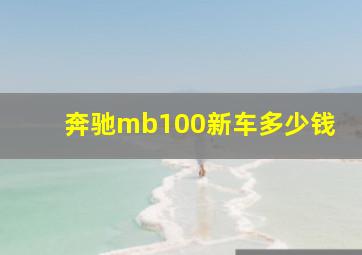 奔驰mb100新车多少钱