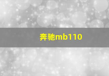 奔驰mb110