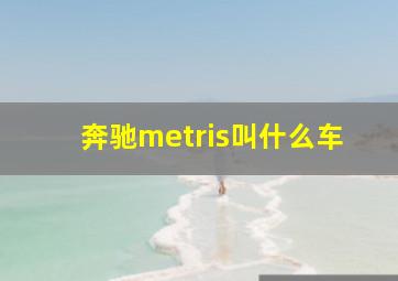 奔驰metris叫什么车