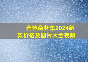 奔驰商务车2024新款价格及图片大全视频