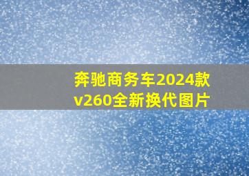 奔驰商务车2024款v260全新换代图片