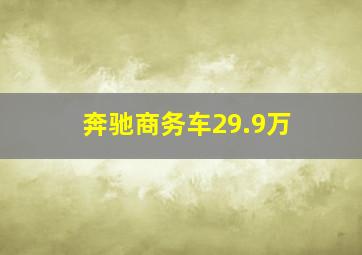 奔驰商务车29.9万