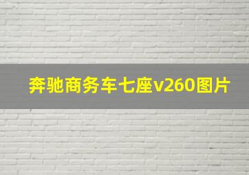 奔驰商务车七座v260图片