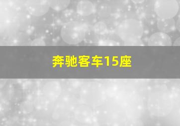 奔驰客车15座