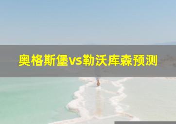 奥格斯堡vs勒沃库森预测