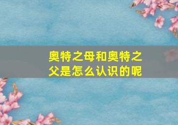 奥特之母和奥特之父是怎么认识的呢