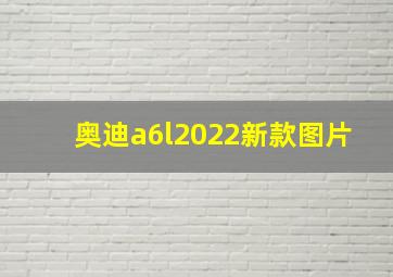 奥迪a6l2022新款图片