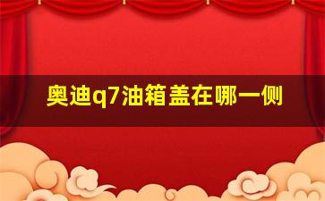 奥迪q7油箱盖在哪一侧