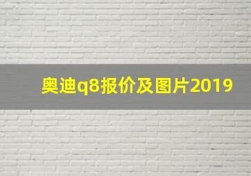 奥迪q8报价及图片2019