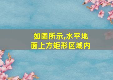 如图所示,水平地面上方矩形区域内