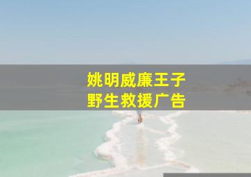 姚明威廉王子野生救援广告