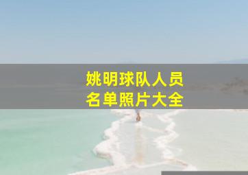 姚明球队人员名单照片大全