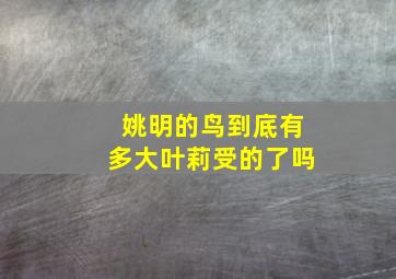 姚明的鸟到底有多大叶莉受的了吗